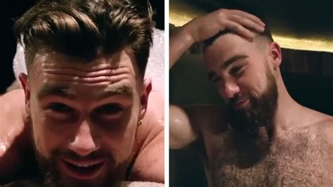 travis kelce nude|Travis Kelces Shirtless Spa Video Resurfaces 